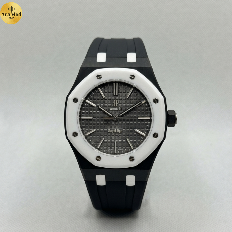 ساعت AP Swatch Royal Pop با بند مچی رنگ مشکی